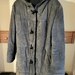 Warme Jacke Mantel Leder Dufflecoat - Bild 1
