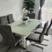 Esszimmerstühle grau/silber - Bild 1