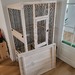 Schöne Vogelvoliere, Holz, weiß - Bild 4