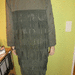 ALESSANDRA CHAMONIX, Gr. 44, Mantel Fransen Khaki - Bild 2