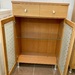 Badezimmer Schrank Buche mit Glaselementen  - Bild 2