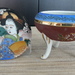 japanische Deckeldose mit Geisha - Bild 1