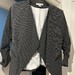 schwarz-weiß karierter Blazer, Größe 38 - Bild 1