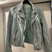 Lederjacke von Soccx, Farbe mint, Größe 38 - Bild 1
