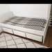 IKEA SLÄKT Bett 90 x 200 cm mit Lattenrost - Bild 1