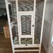 Schöne Vogelvoliere, Holz, weiß - Bild 1