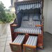 Strandkorb Maufaktur Buxtehude weiß blau - Bild 3