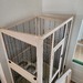 Schöne Vogelvoliere, Holz, weiß - Bild 5