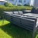 Gartenlounge in L-Form mit passenden Tisch! 300 VB - Bild 1
