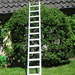 Ausziehb. Alu-Schiebe-Anlegeleiter, 2 x 12 Stufen - Bild 1