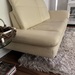 Cremefarbenes Ledersofa - Bild 2