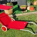Gartenliege mit Rollen - Bild 1