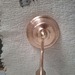 Alte Kupfer glocke mit Aufhängung  - Bild 6