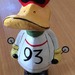 Deko-Figur Ente Duck als Skifahrer - Bild 1