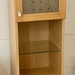  Badezimmer Schrank Buche mit Glaselementen - Bild 1
