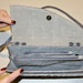 Elegante Handtasche / Clutch aus Aalleder - Bild 2